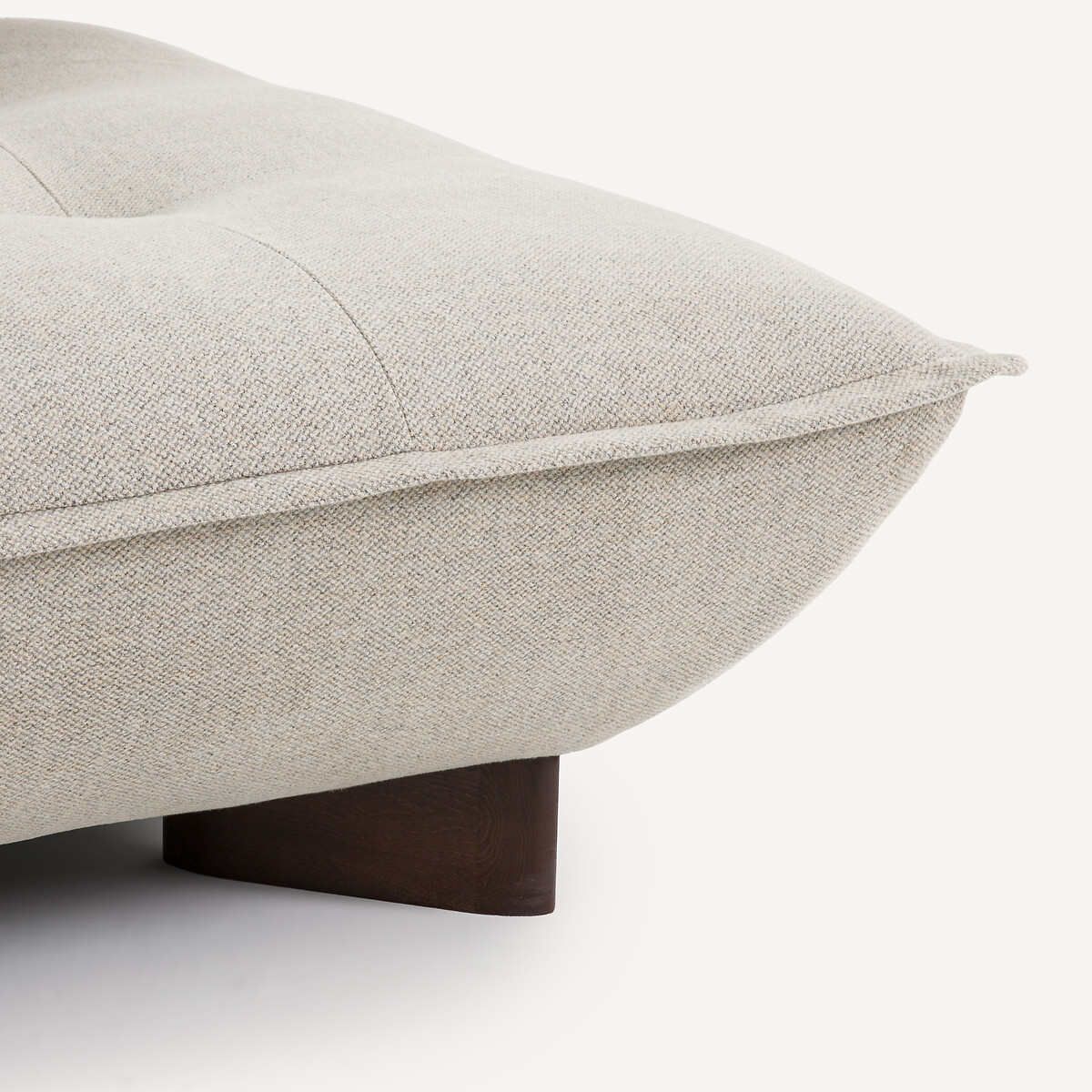 Chauffeuse modulable en tweedé, KAORI naturel/gris clair, AM.PM