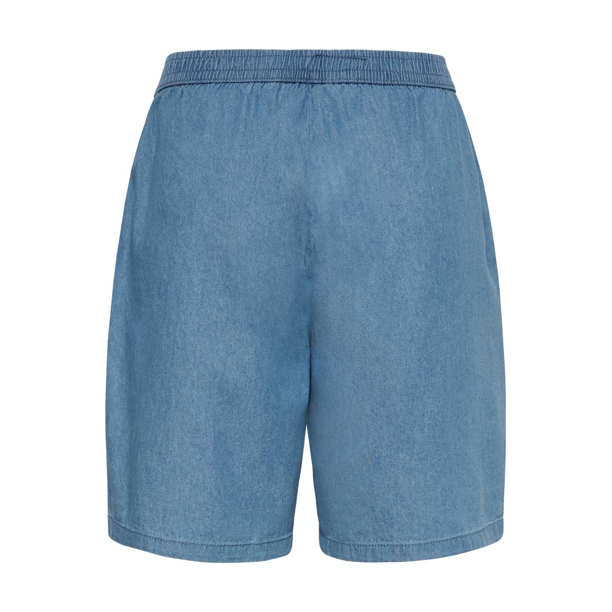 Shorts casual bleu medium blue chambray, KAFFE CURVE