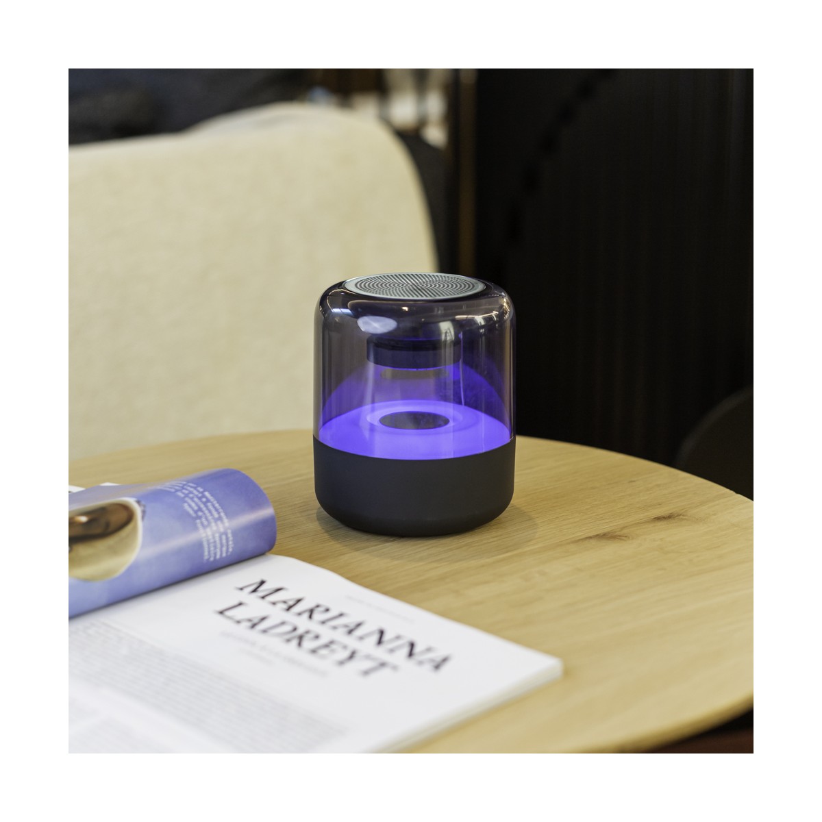 Enceinte compatible Bluetooth® noir, LIVOO