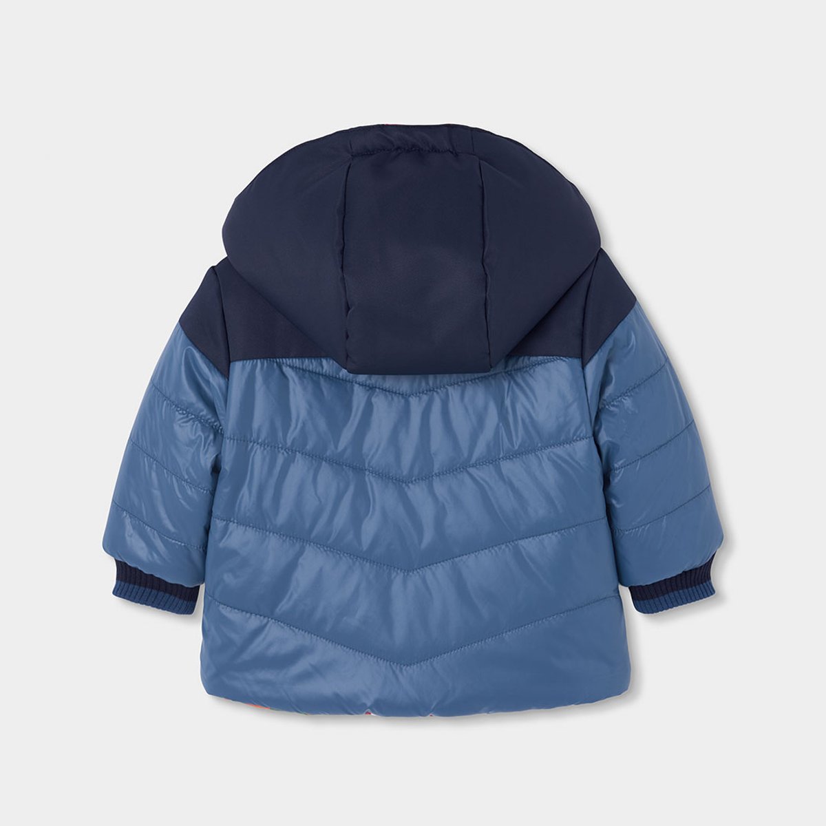 Parka garçon réversible bleu, BOBOLI