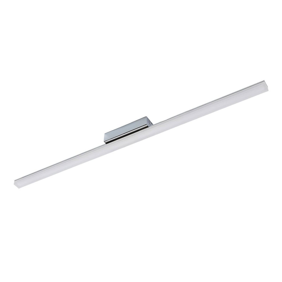 Plafonnier  moderneLED, Levke blanc, chrome, LINDBY