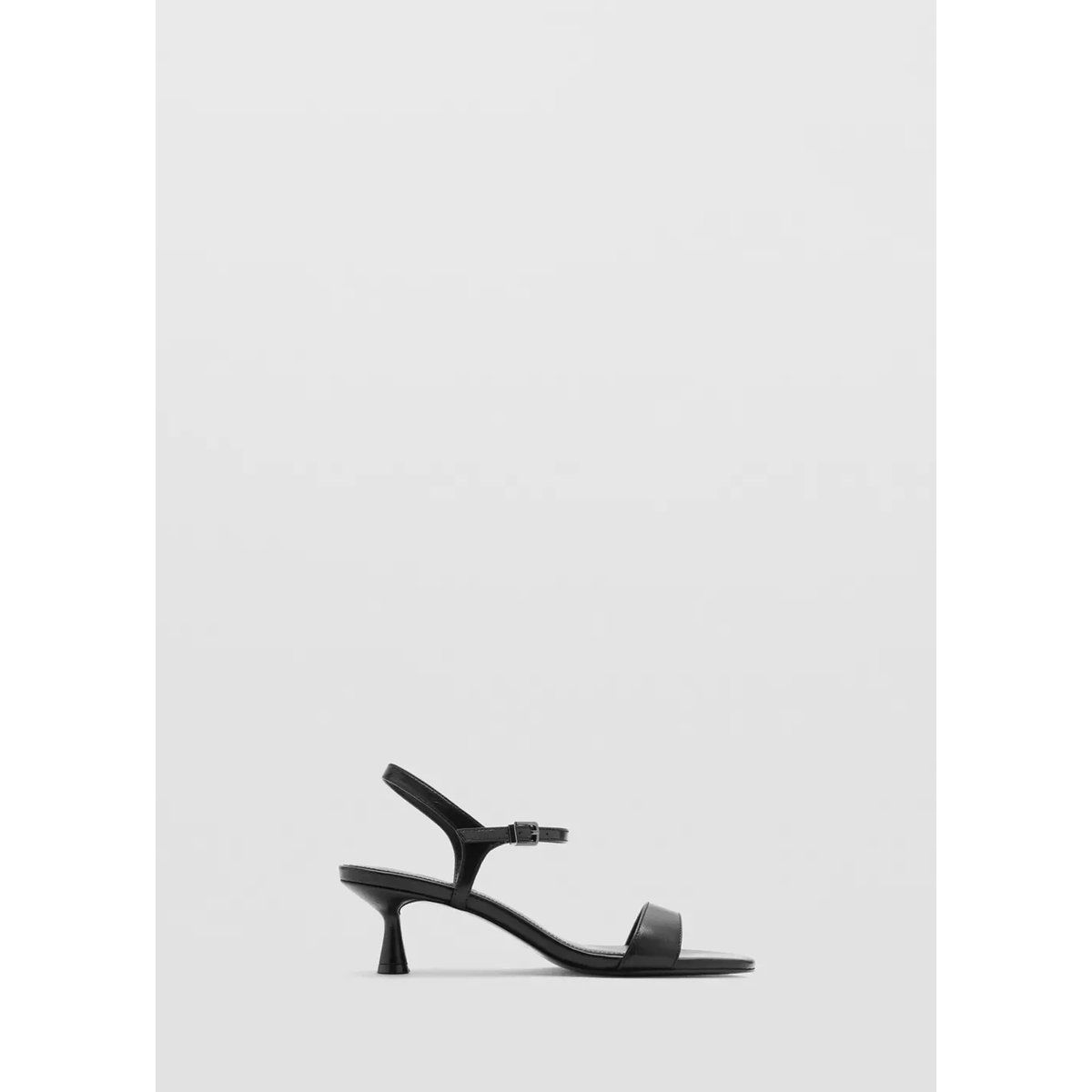 Sandales talon à brides noir, MANGO TEEN