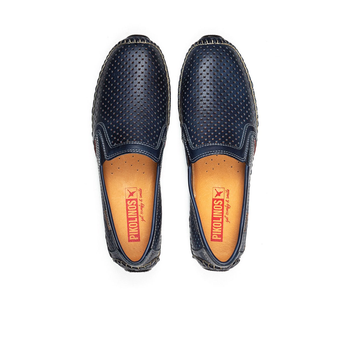 Mocassins cuir Jerez blue, PIKOLINOS