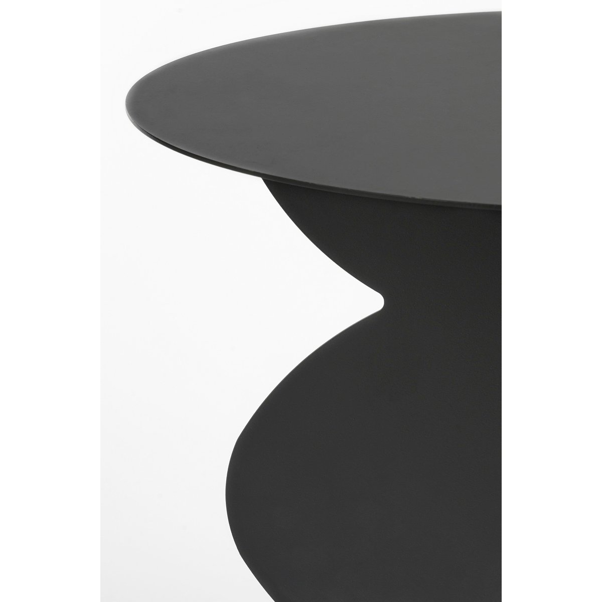 Table d'appoint Ø45 cm RAFI noir, MICA DECORATIONS