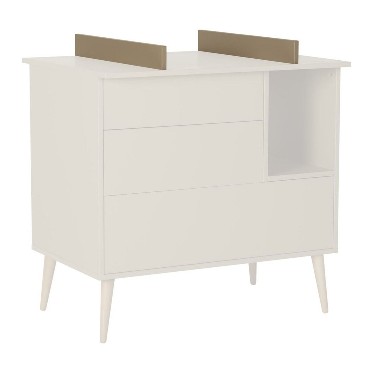 Plan à langer pour commode Cocoon Ice White latte, QUAX