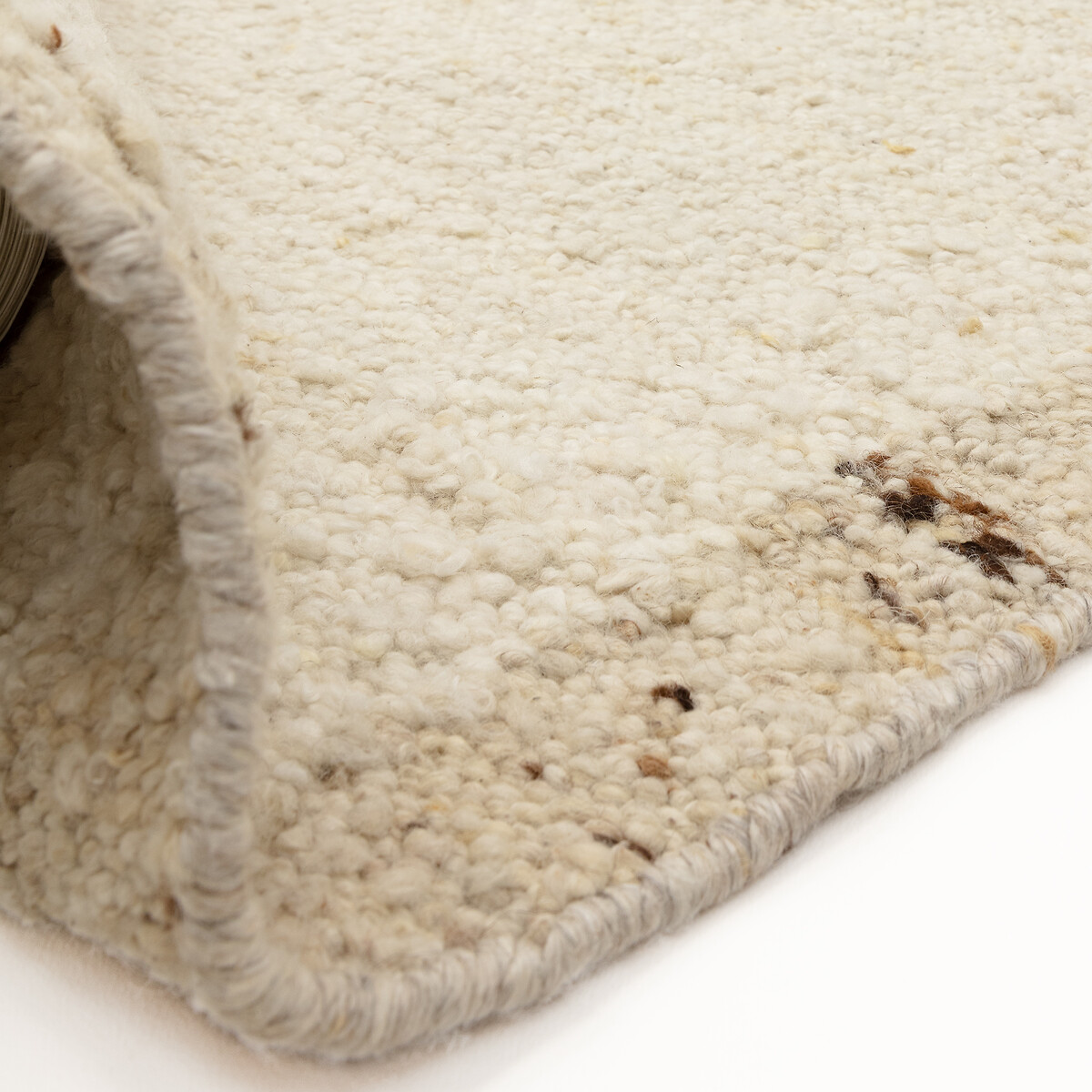 Napa Reversible Wool Border Rug natural, SO'HOME