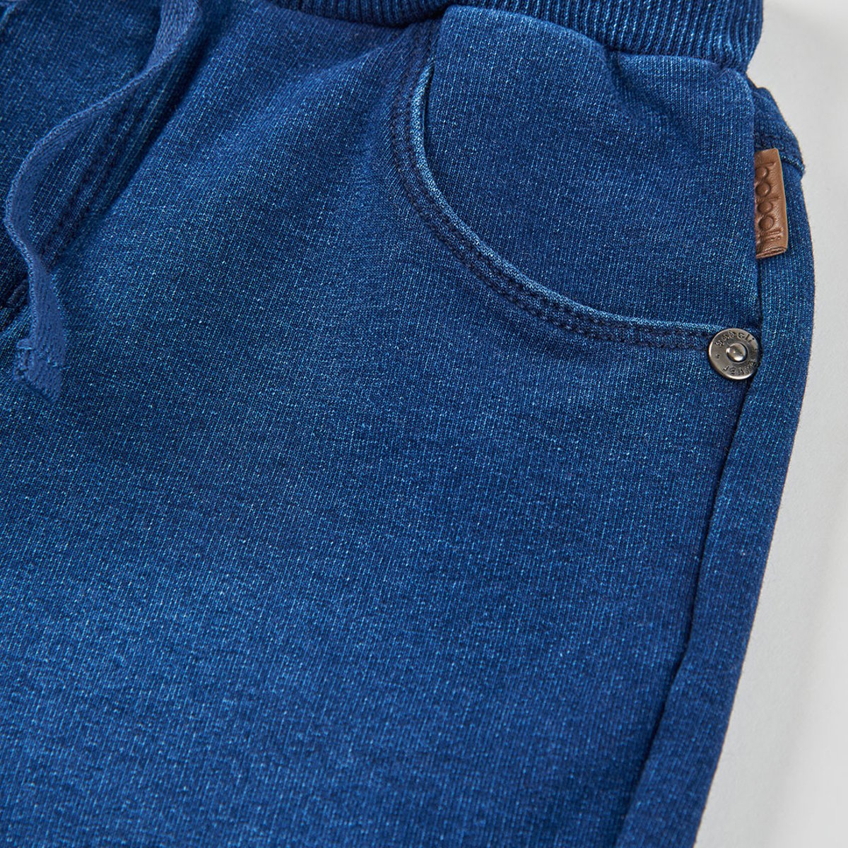 Short garçon denim avec cordon bleu, BOBOLI