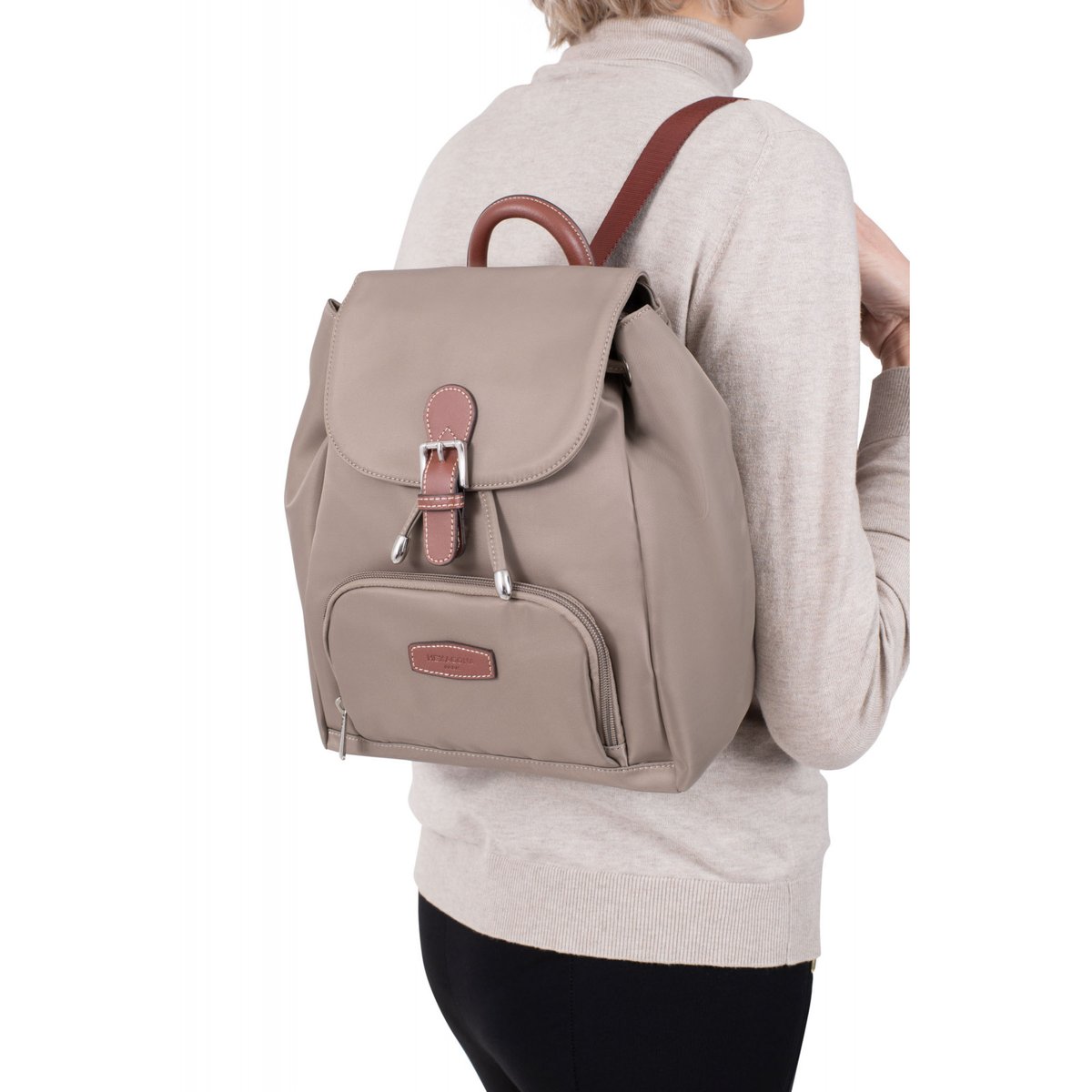 Sac à dos DIVERSITÉ marron foncé, HEXAGONA