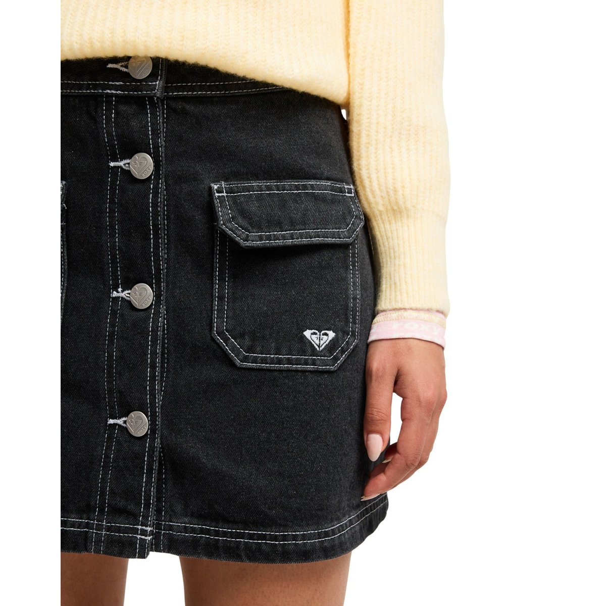 Mini-jupe trapèze RADIANT RIDER. bleu midnight, ROXY