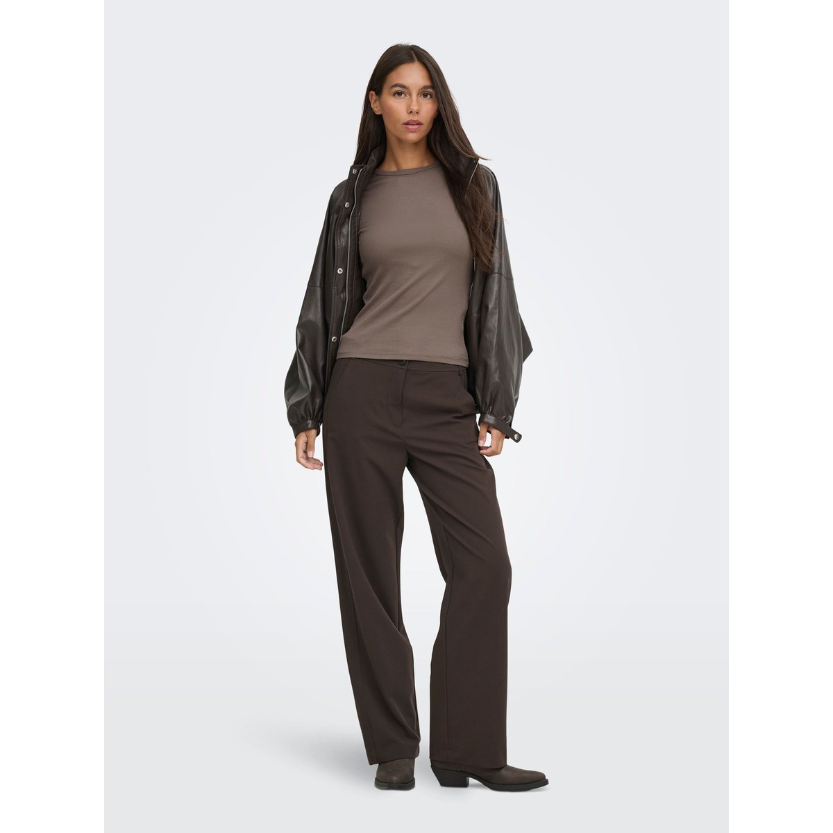 Pantalon De Tailleur violette - chocolate plum 1, JDY