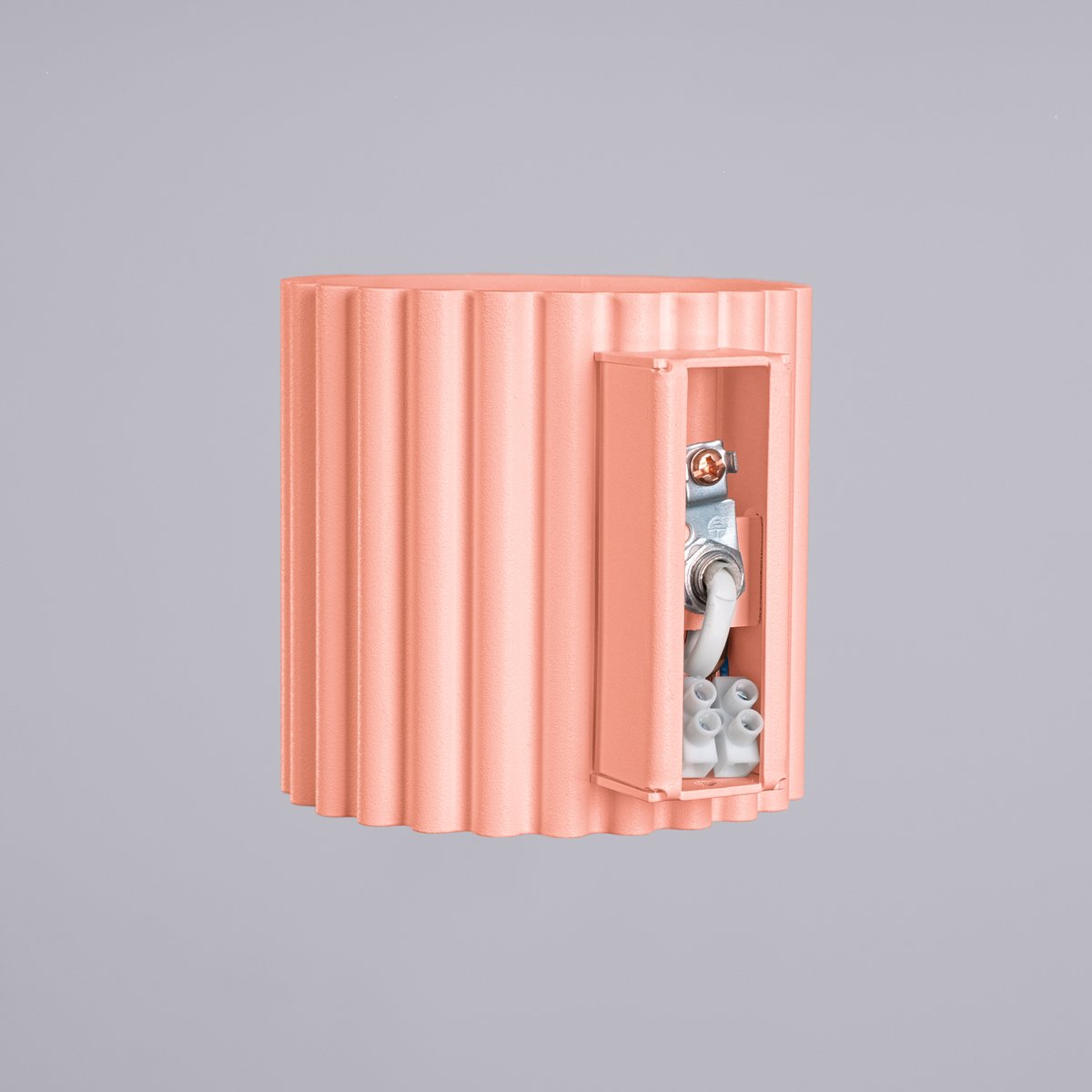 Applique Aluminium Pêche G9 1 Aura rose, EDEN