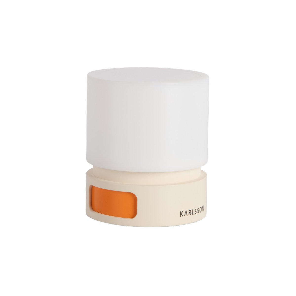 Réveil Plastique PILLAR crème, KARLSSON