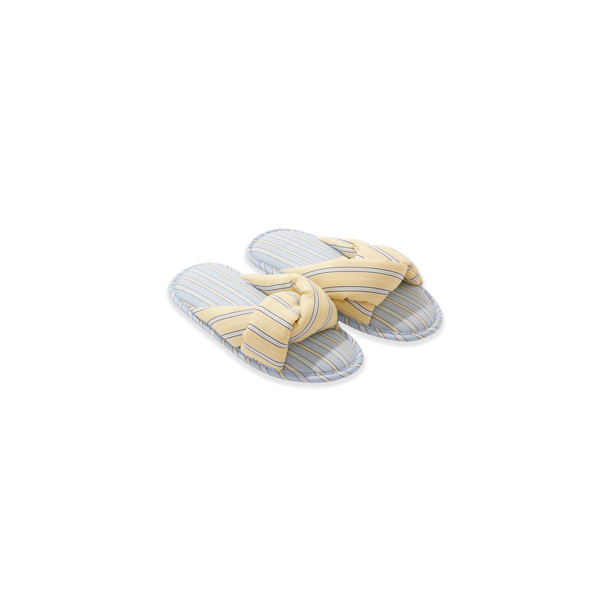 Chaussons tongs en coton BIANCA bleu ciel, ETAM