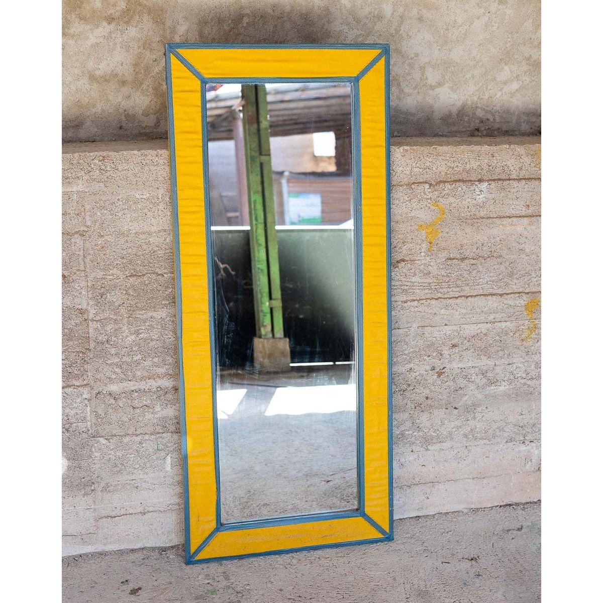 Miroir coloré Igor N°1138 - Bon état jaune, DEBONGOUT