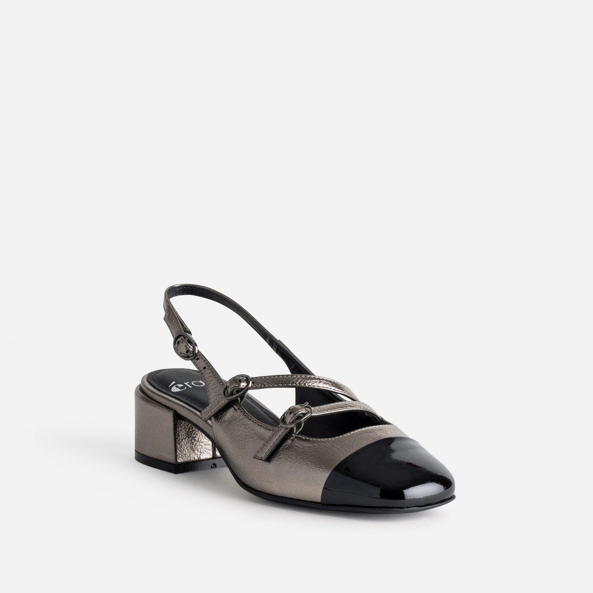 Escarpin APOLLINE argent, ERAM