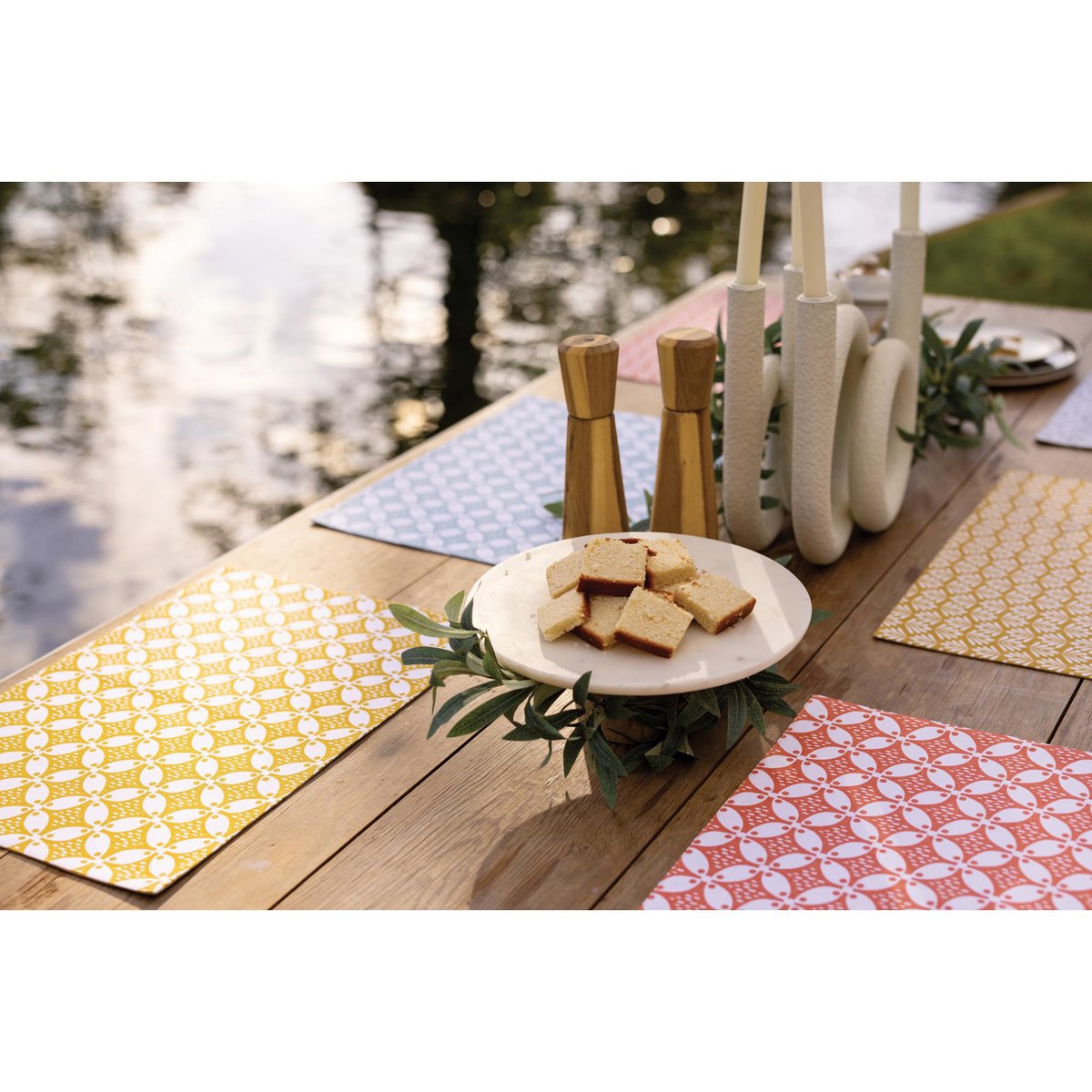 Set de table enduit Fatou recyclé mais, WINKLER
