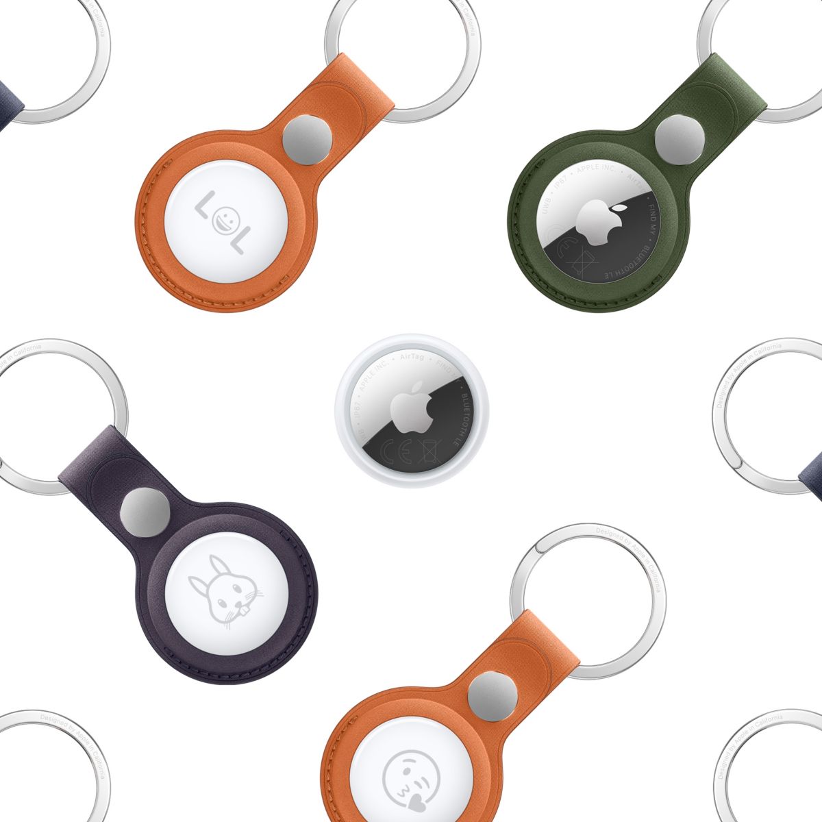 Tracker GPS AirTag 2, traceur haute précision pour retrouver vos clés, sacs et objets via l'App Localiser couleur unique, APPLE