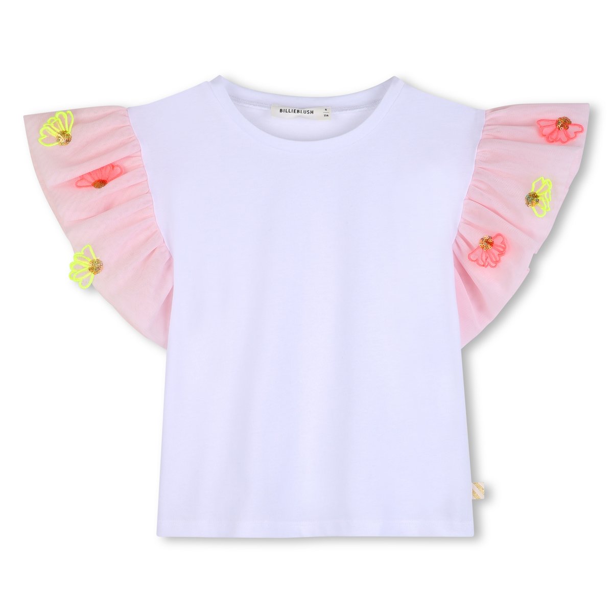 Tee-shirt manches courtes blanc, BILLIEBLUSH
