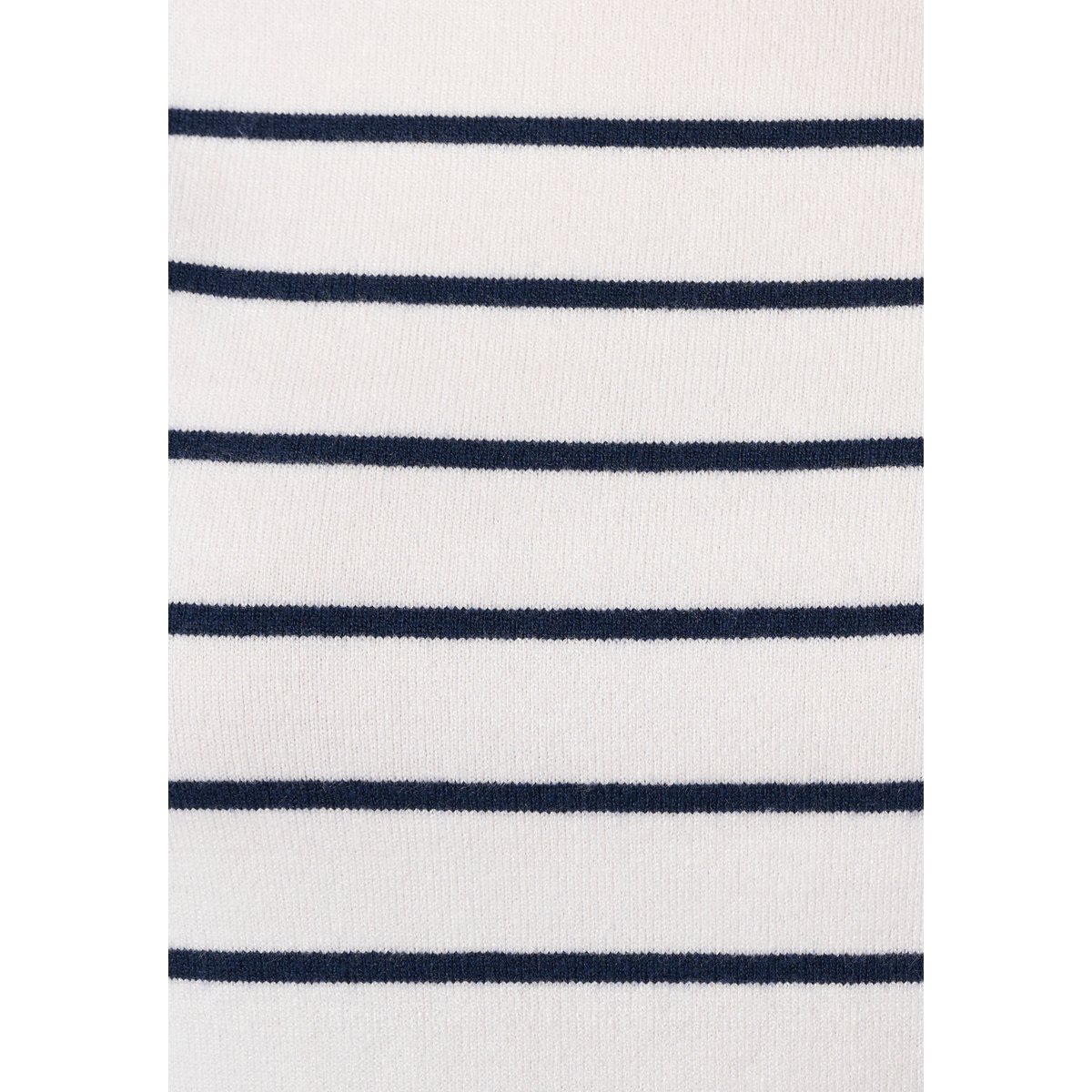 Pull rayé manches aux coudes bleu blanc rayé, DAMART