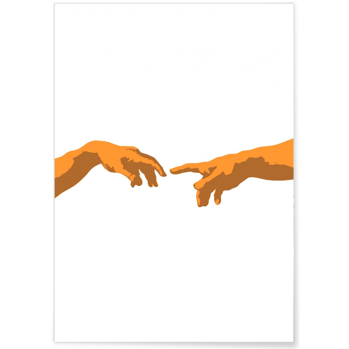 Affiche Touch blanc, L'AFFICHERIE