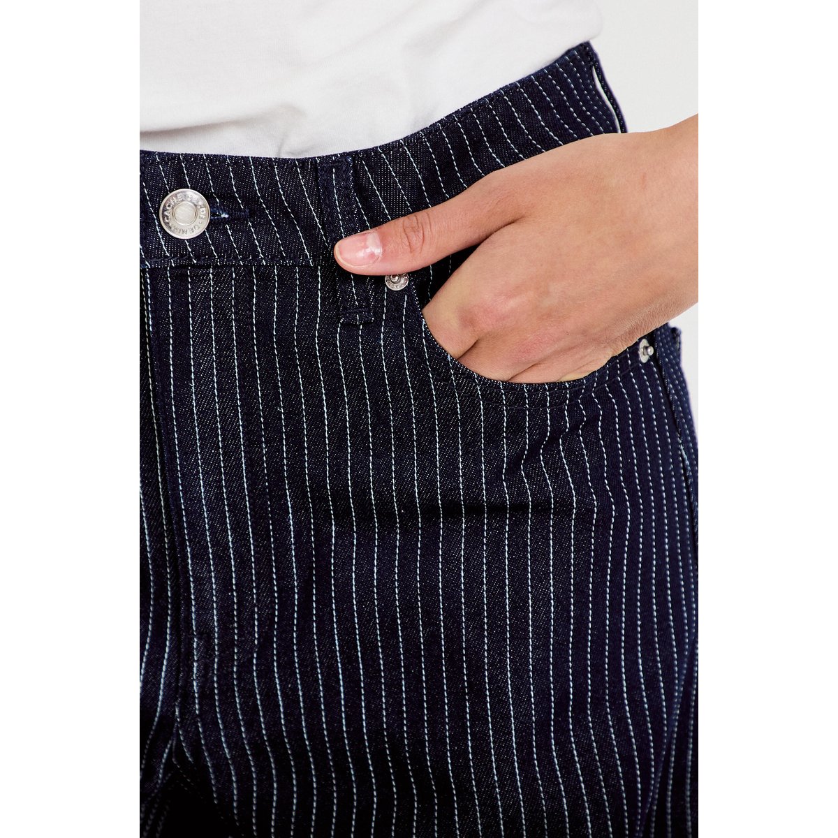 Jean mom denim brut, CACHE CACHE