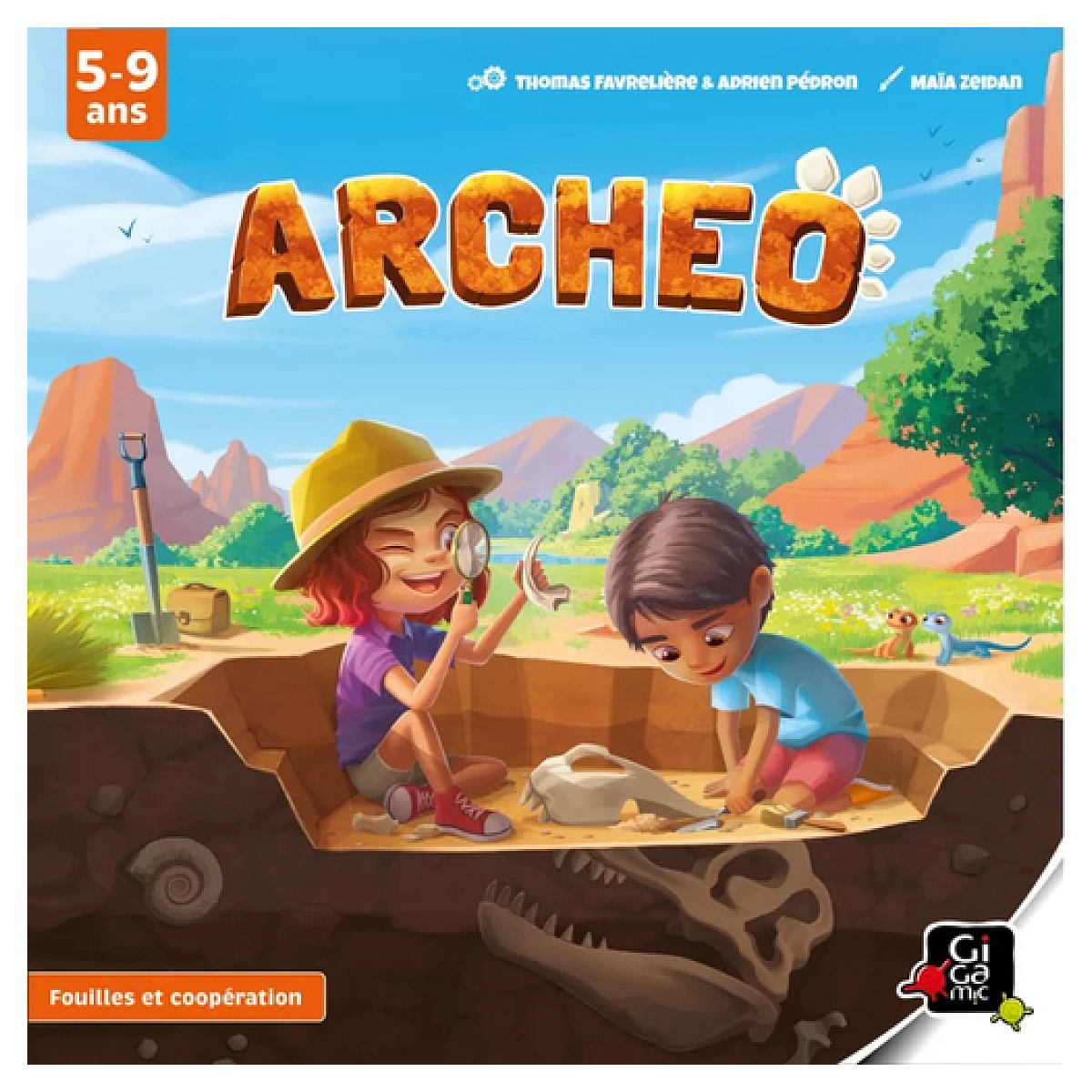 Archeo - Jeu de societe - couleur unique, GIGAMIC