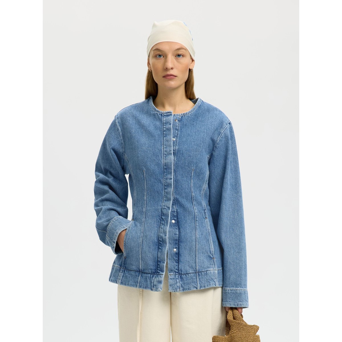 Veste En Jean light blue denim, SELECTED
