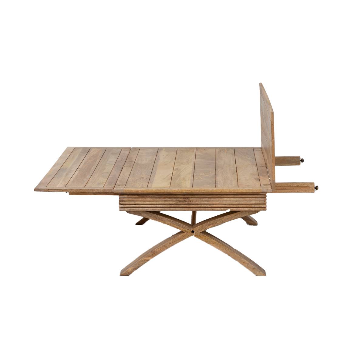Table basse en bois de manguier LUCE bois clair, MADE IN MEUBLES 