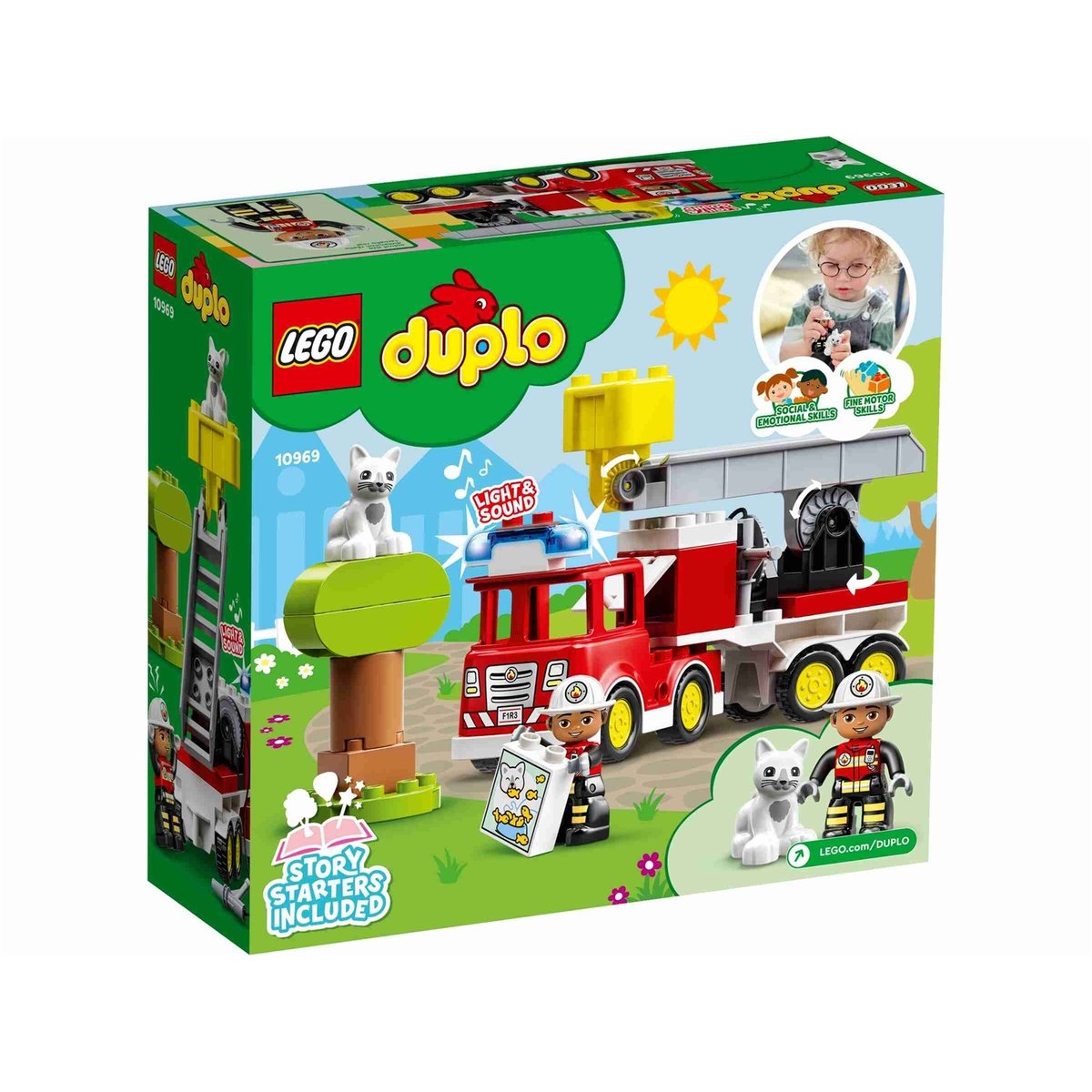 LEGO DUPLO - Camion de Pompiers Aventure - 10969 pour Enfants multicolore, LEGO