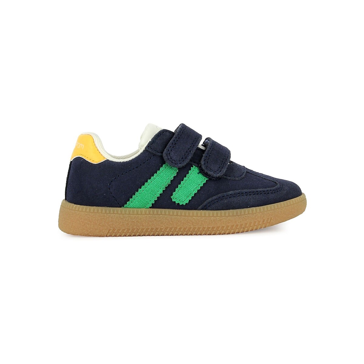 YUZU LO sneakers met dubbel klittenband marineblauw, SHOO POM
