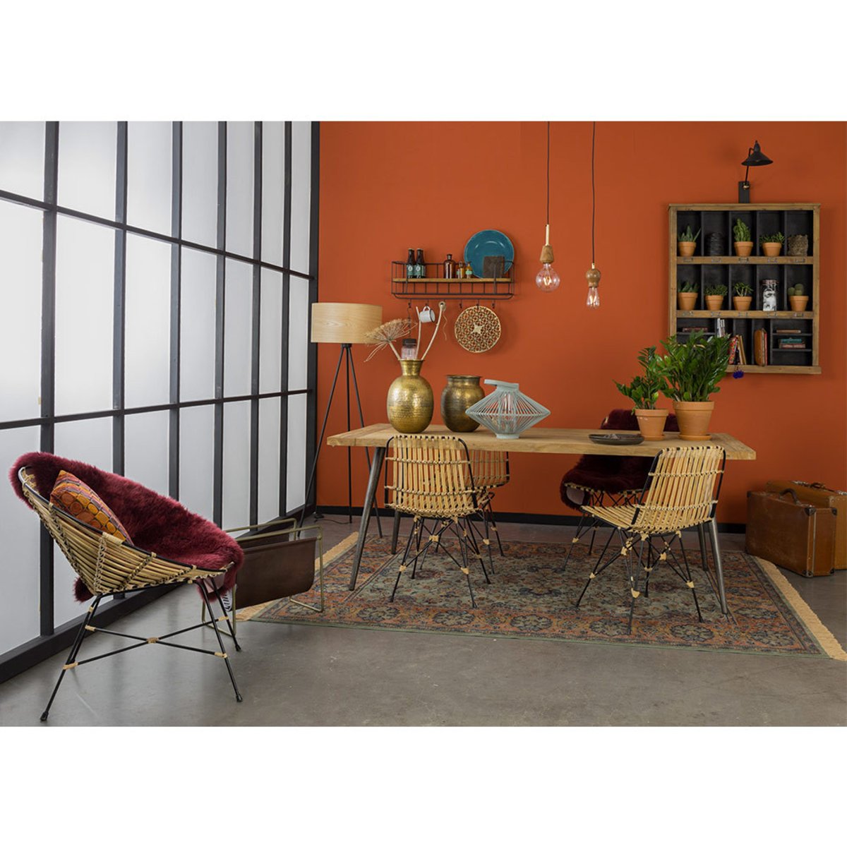 Tapis de salon persan- OLD RAZ camel, DRAWER
