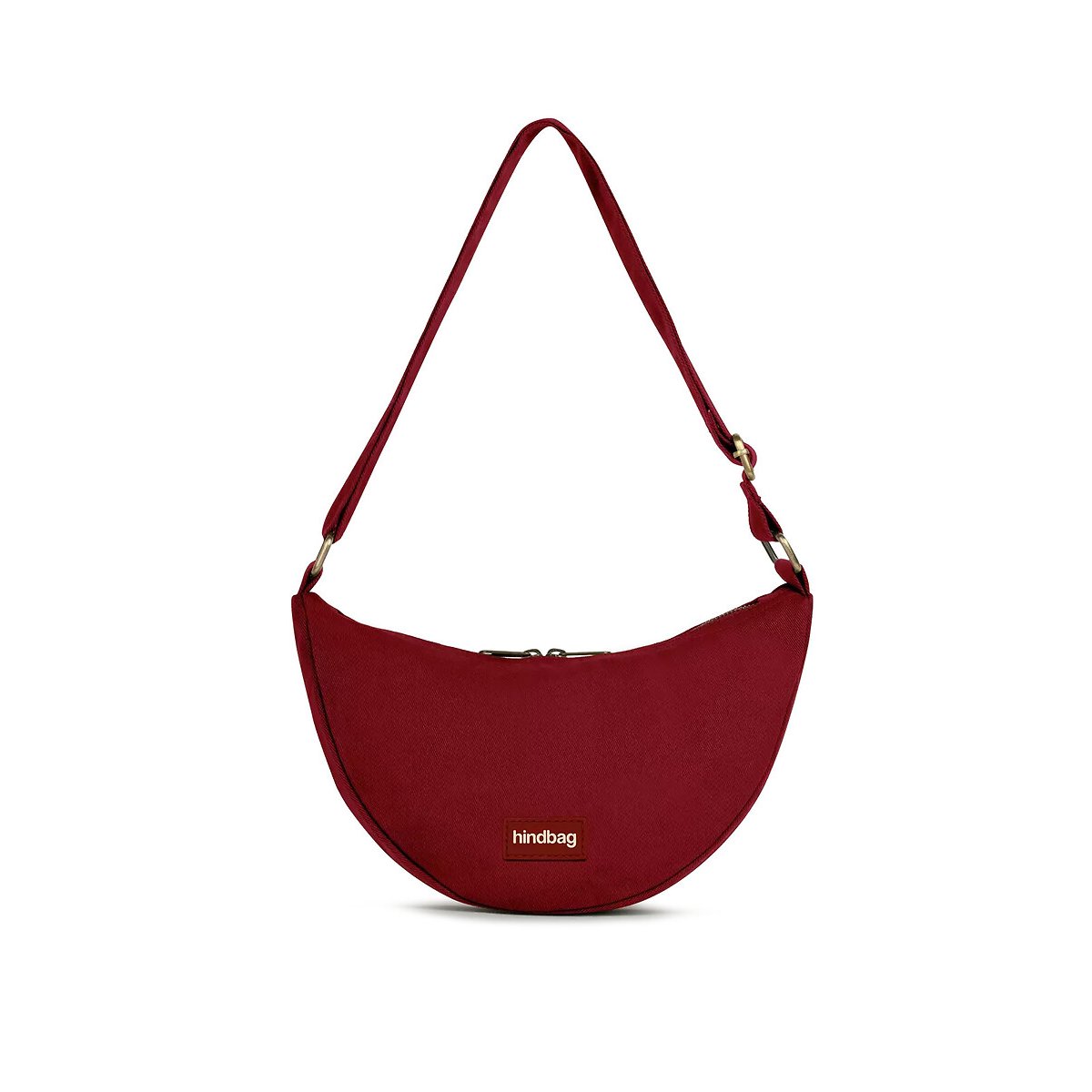 Sac banane demi-lune, ANDREA bordeaux, HINDBAG