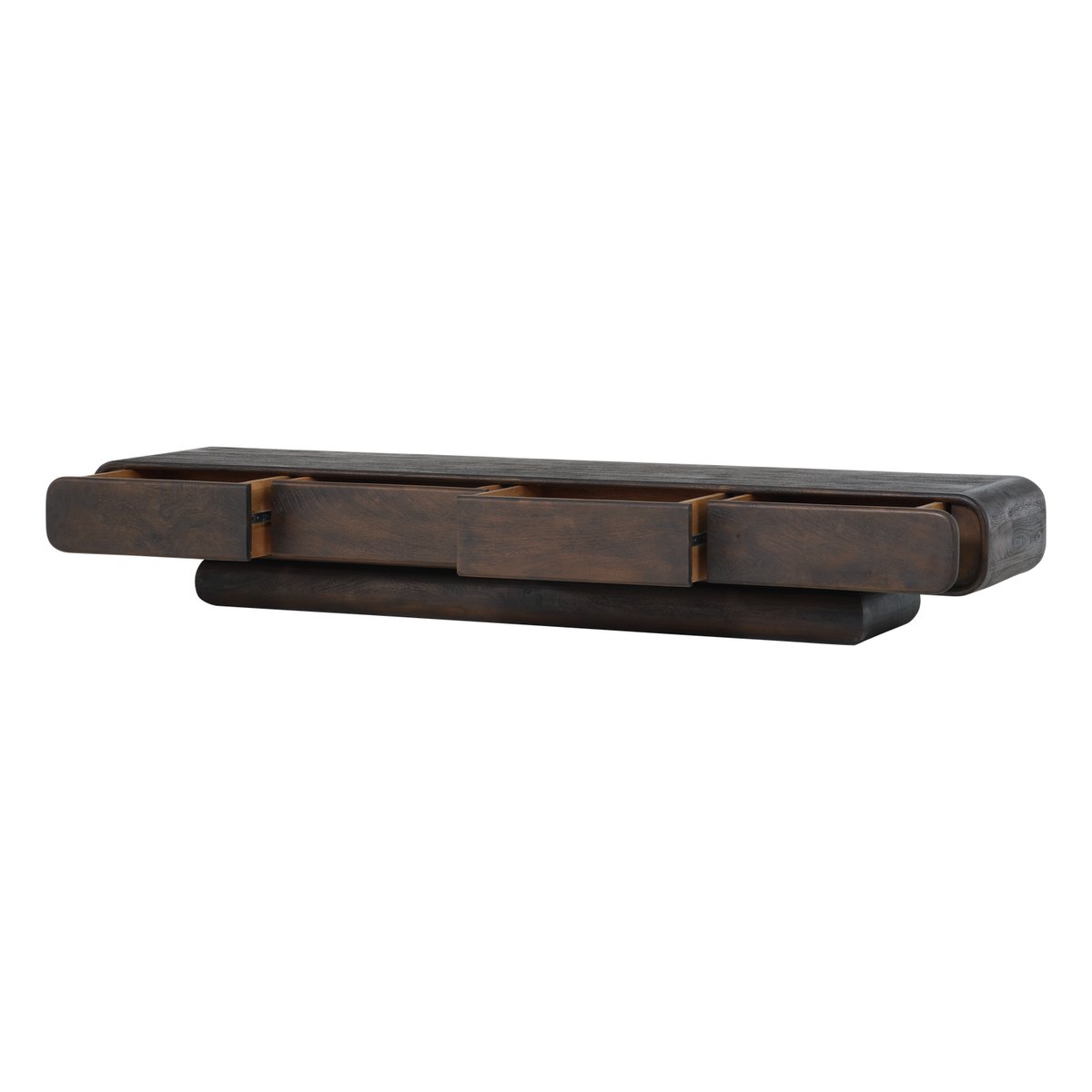 Meuble TV en bois de manguier LOOP sable, WOOOD