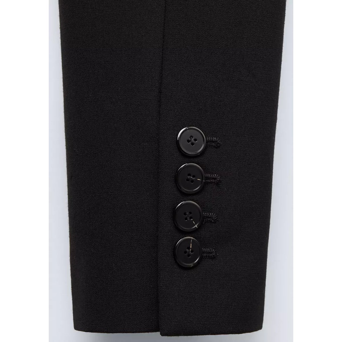 Veste cintrée laine noir, MANGO