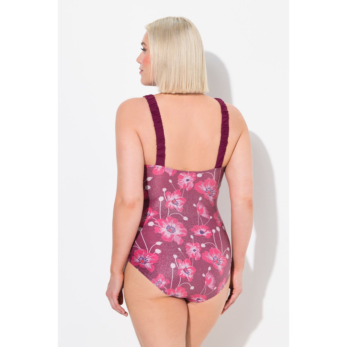 Maillot de bain à bonnets souples violet, ULLA POPKEN