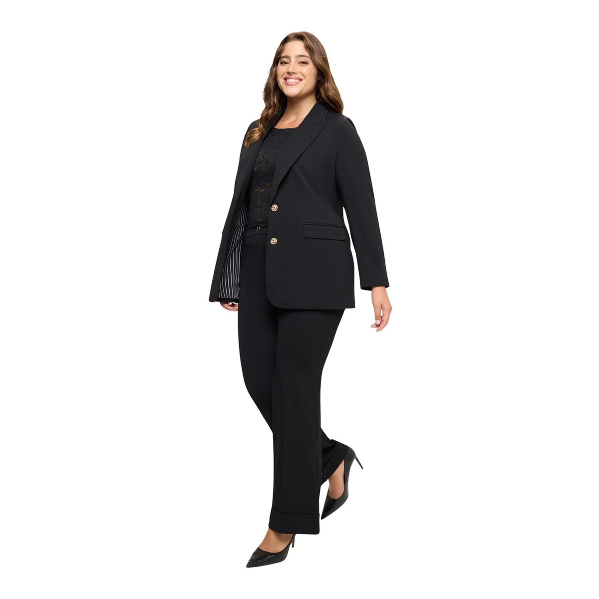Pantalon Flare noir, FIORELLA RUBINO