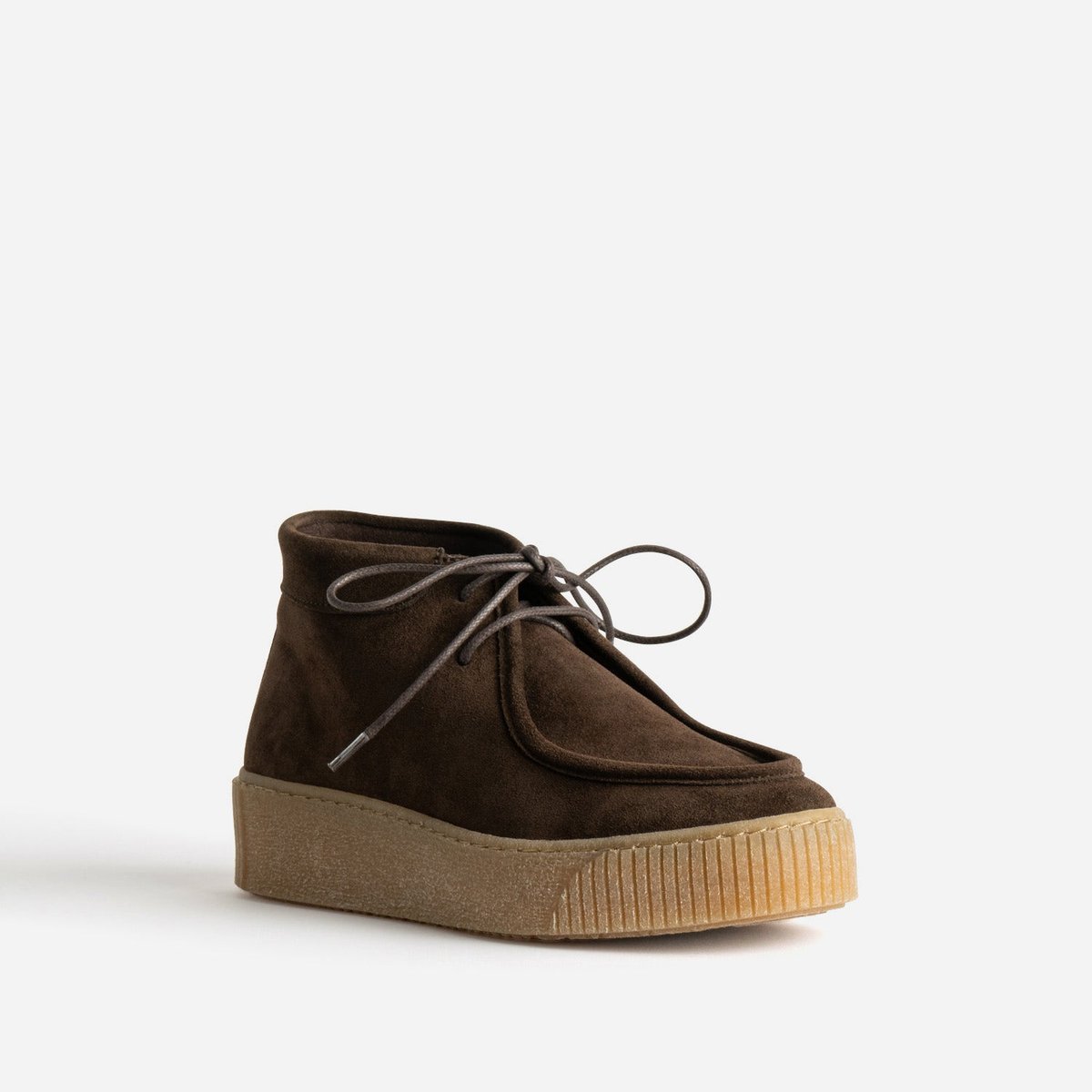 Boots en cuir LAYINA chocolat, ERAM
