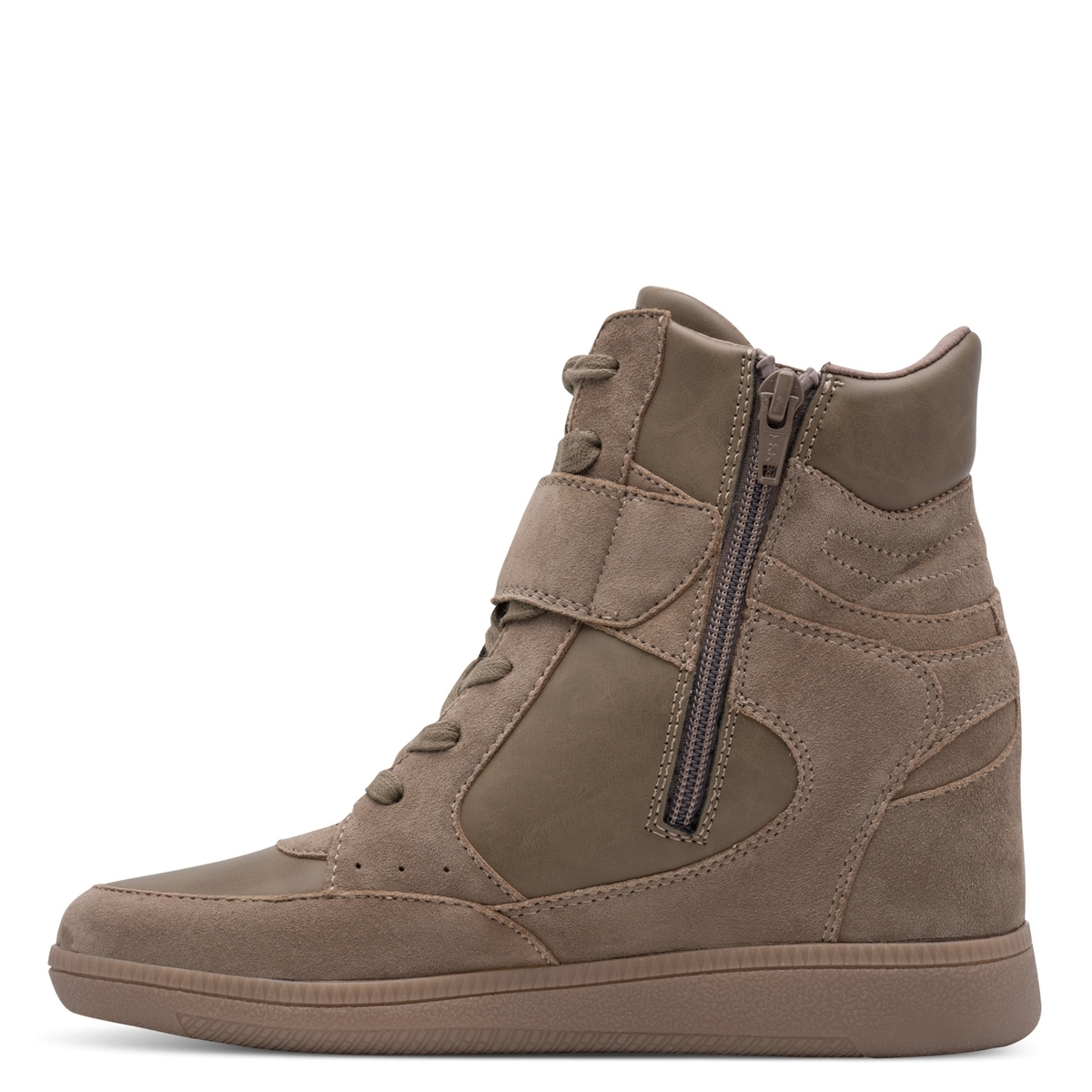 Basket à talon marron taupe, TAMARIS