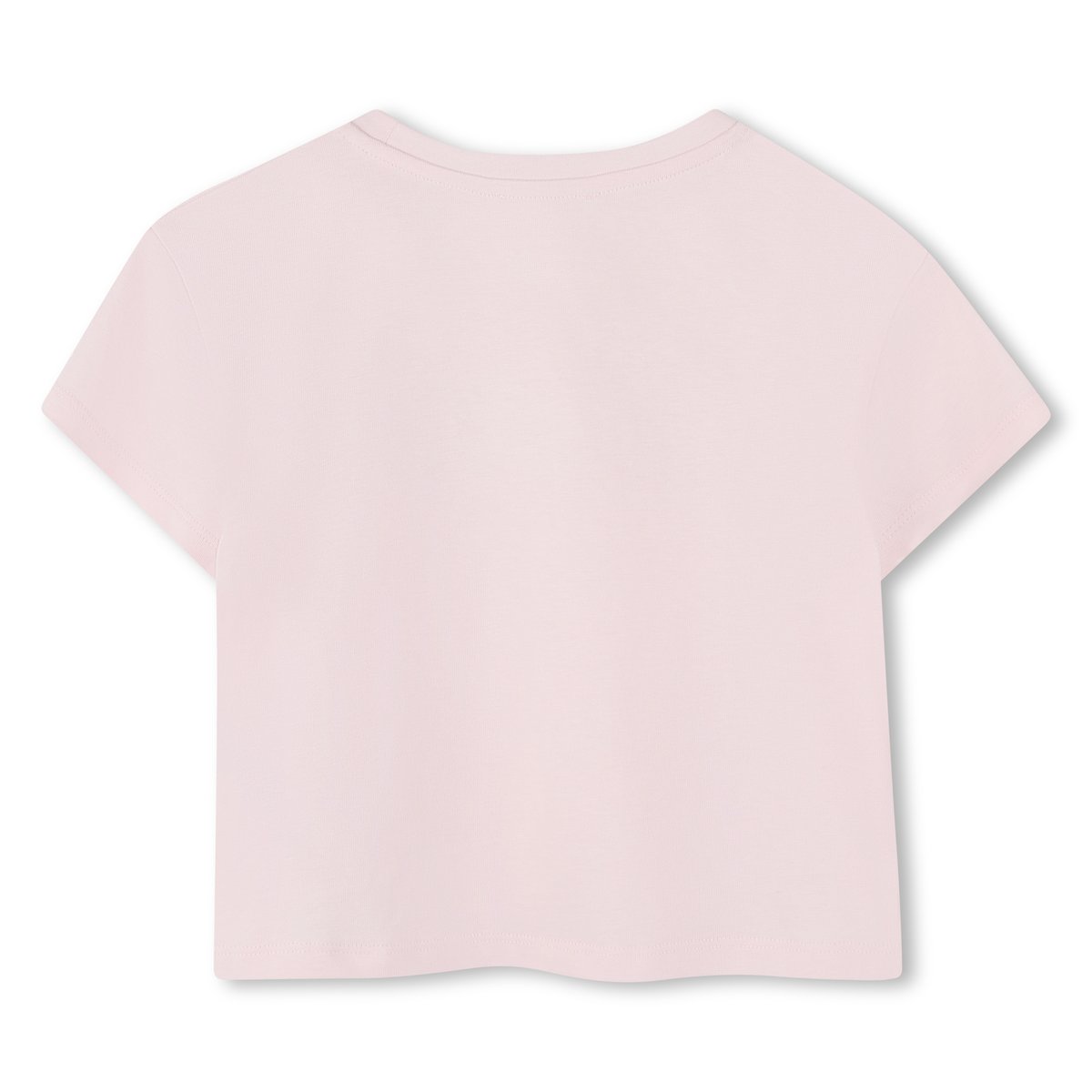 T-shirt court en coton marshmallow, MICHAEL KORS