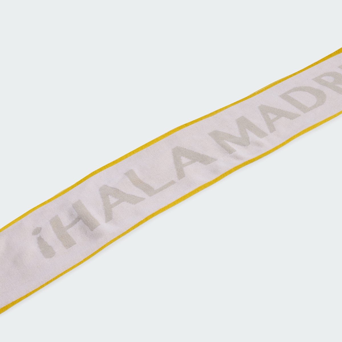 Écharpe Domicile Real Madrid Écharpe Domicile Real Madrid white / bold gold / light solid grey, adidas Performance