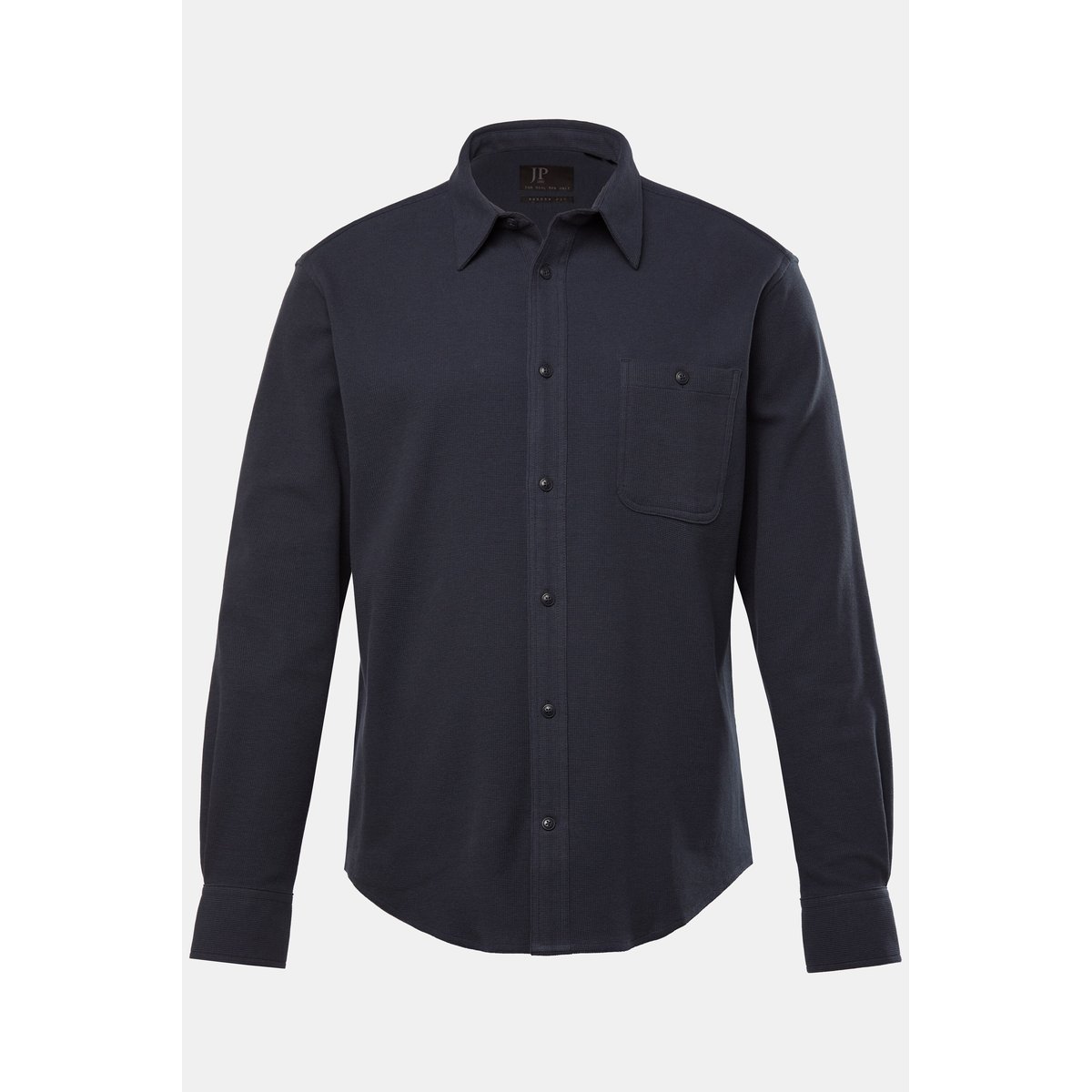 Chemise en piqué bleu marine, JP1880