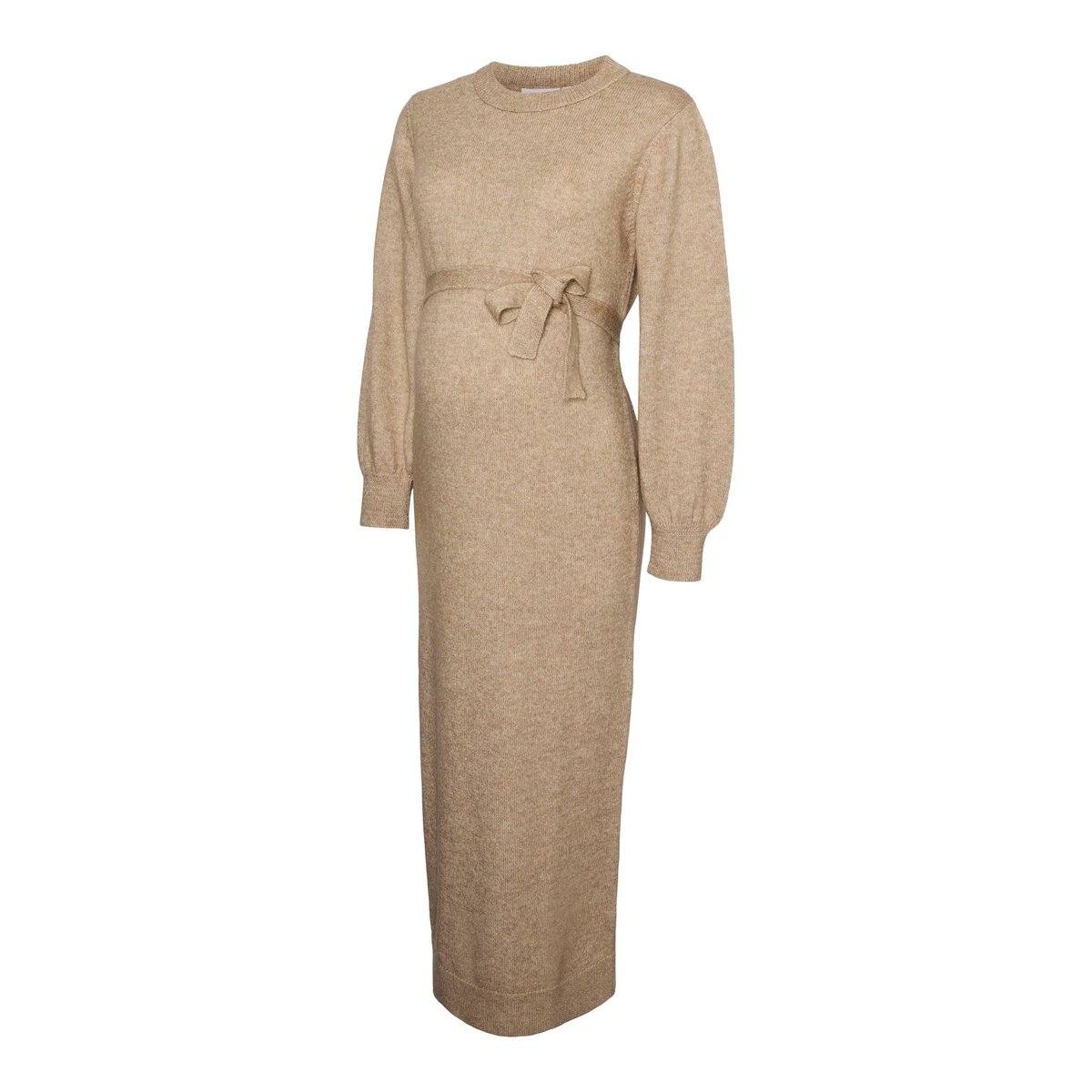 Robe En Maille natural melange, MAMA LICIOUS