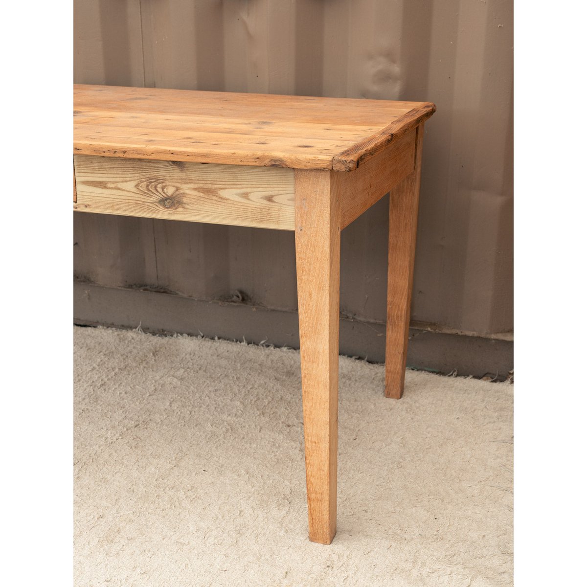 Table à manger de ferme en bois Romy N°1587 - Bon état bois clair, DEBONGOUT