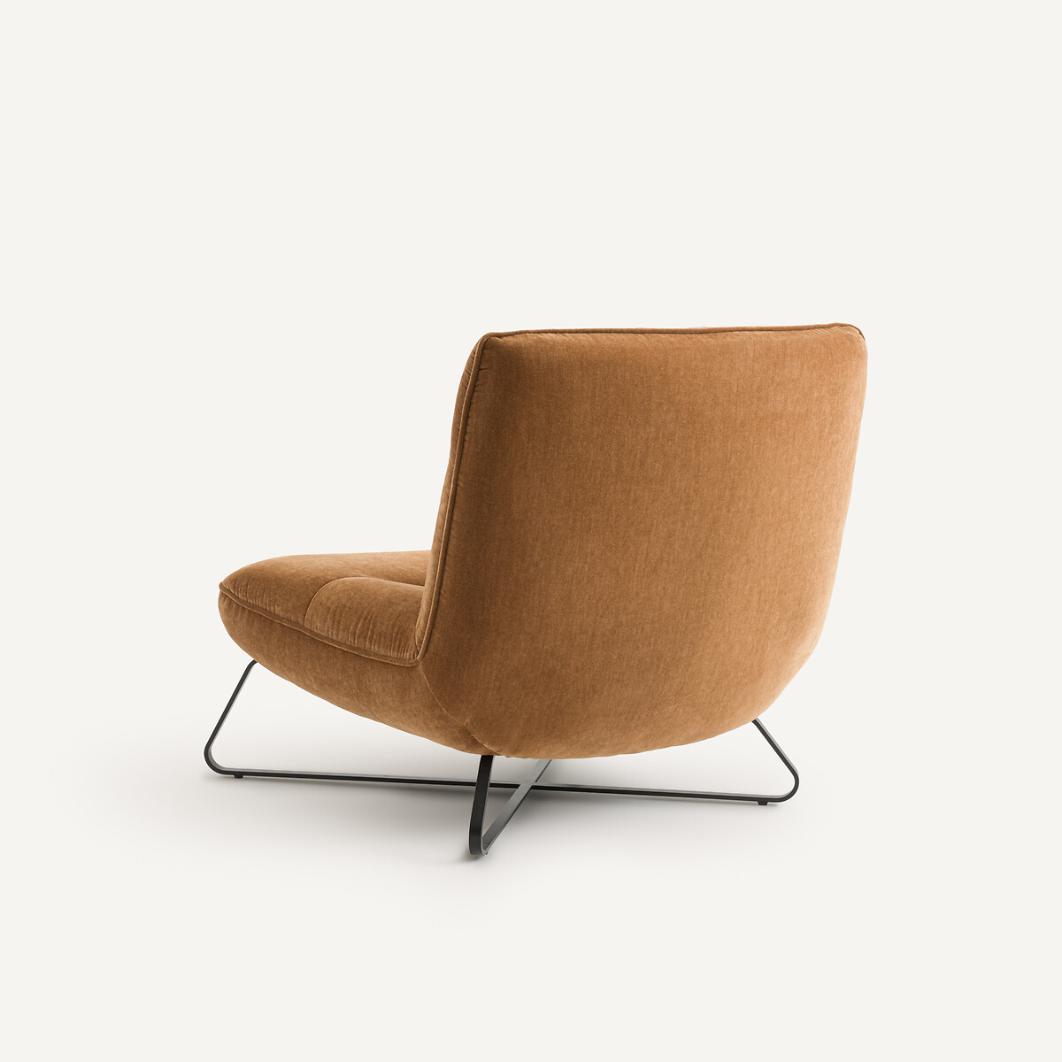 Sillón de terciopelo, HELMA caramelo, AM.PM