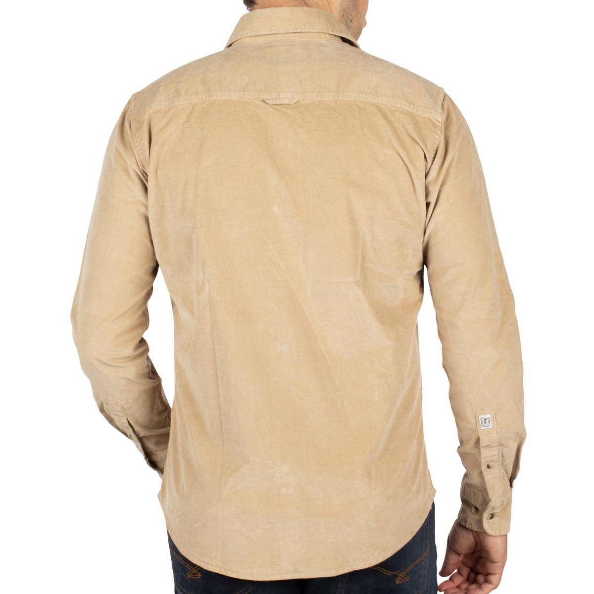 Chemise smooth velours beige, SHILTON