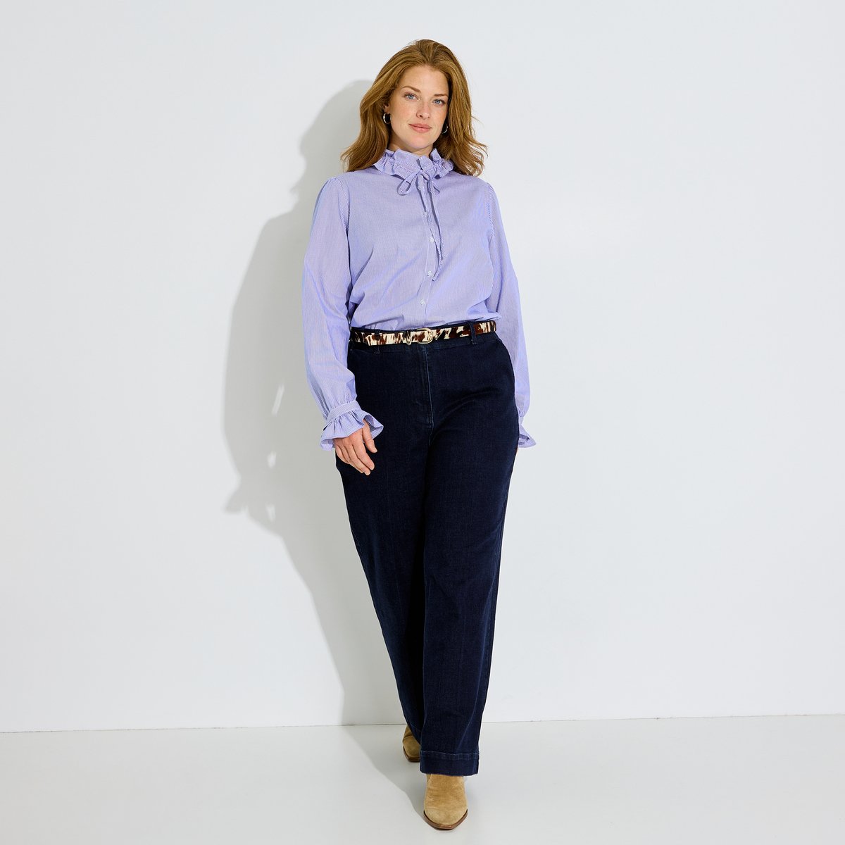 Chemise col et manches détachables bleu, GRAIN DE MALICE