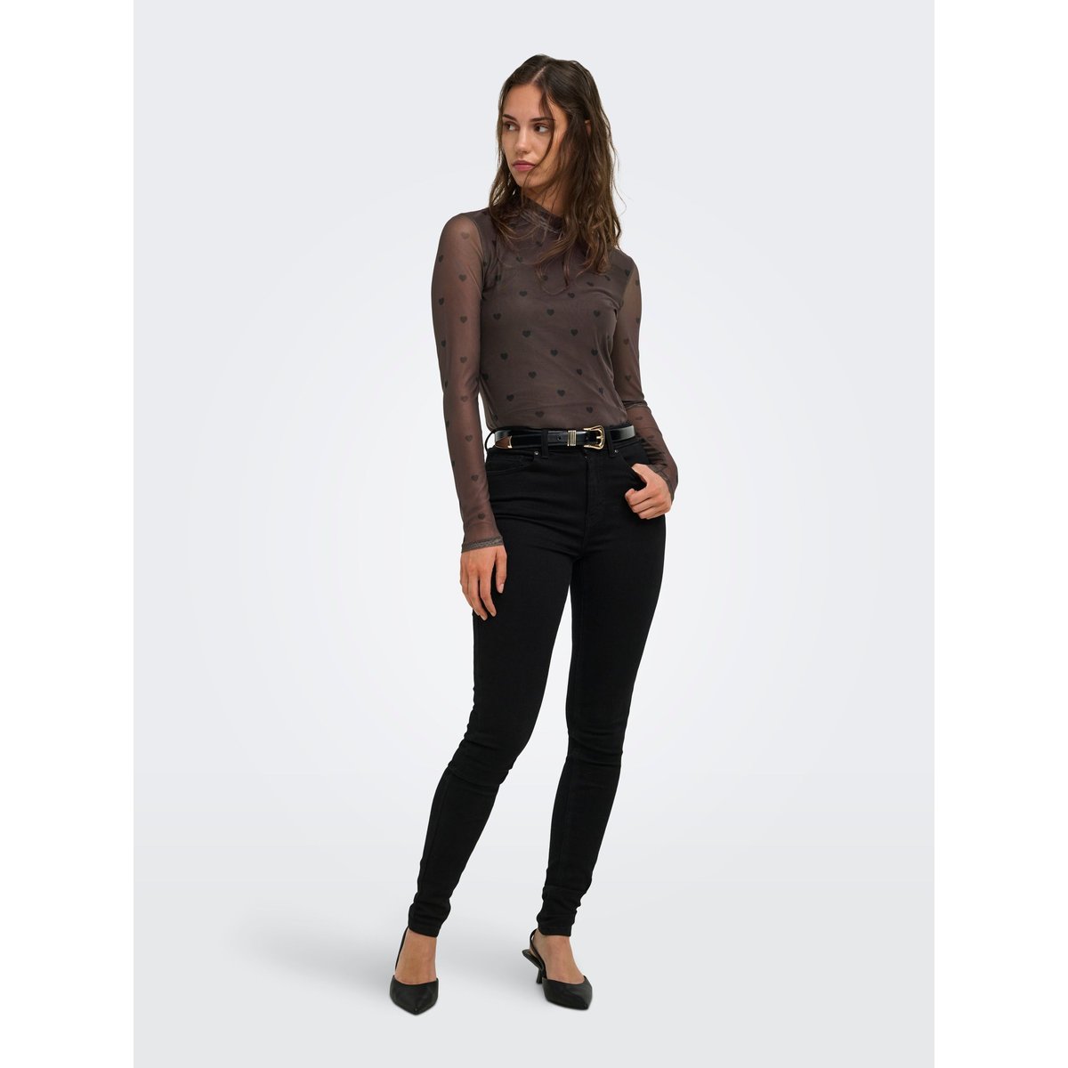 Top marron - coffee bean 1, ONLY