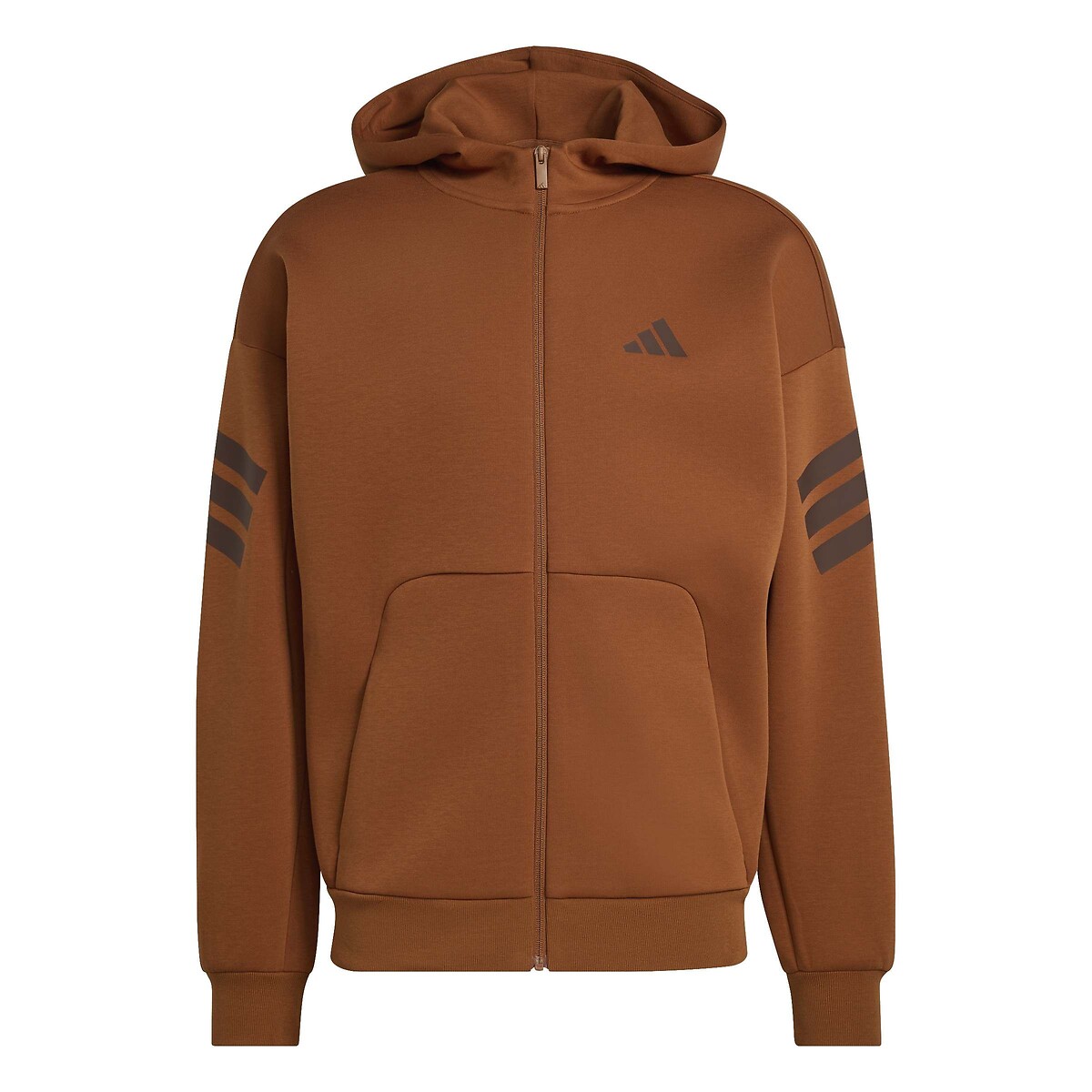 Vest met kap en 3 strepen Future brons, ADIDAS SPORTSWEAR