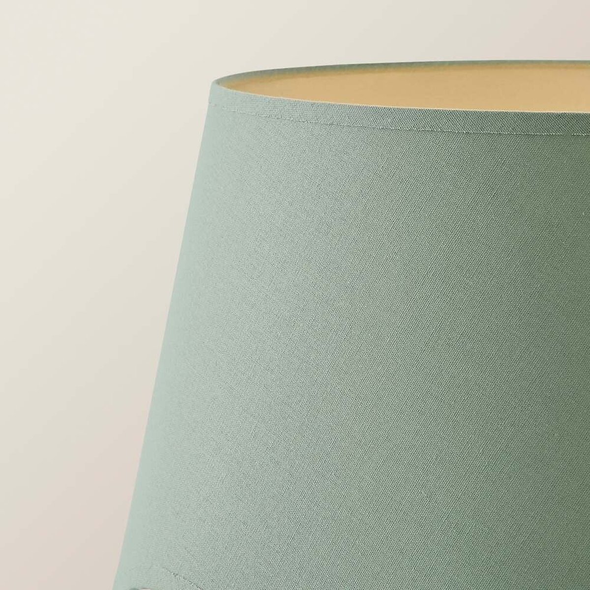 Morrina Wooden Shelf Floor Lamp with Scalloped Shade green, SO'HOME
