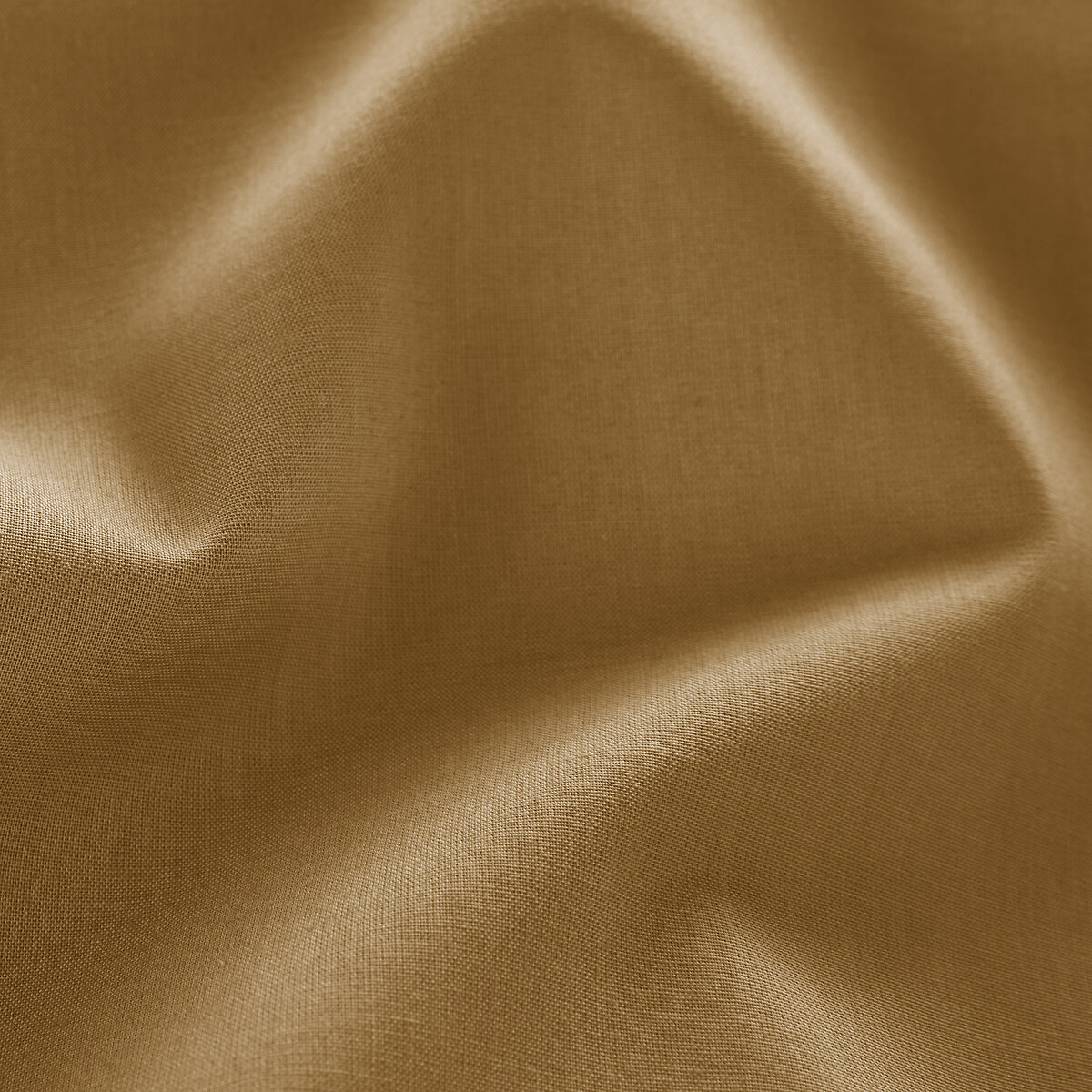 Funda de almohada anudada de algodón liso, Scenario bronce , LA REDOUTE INTERIEURS